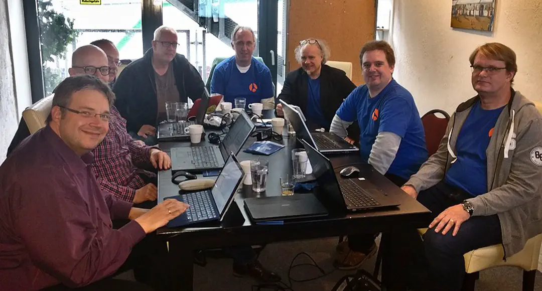 Das Hostsharing-Team im Unperfekthaus