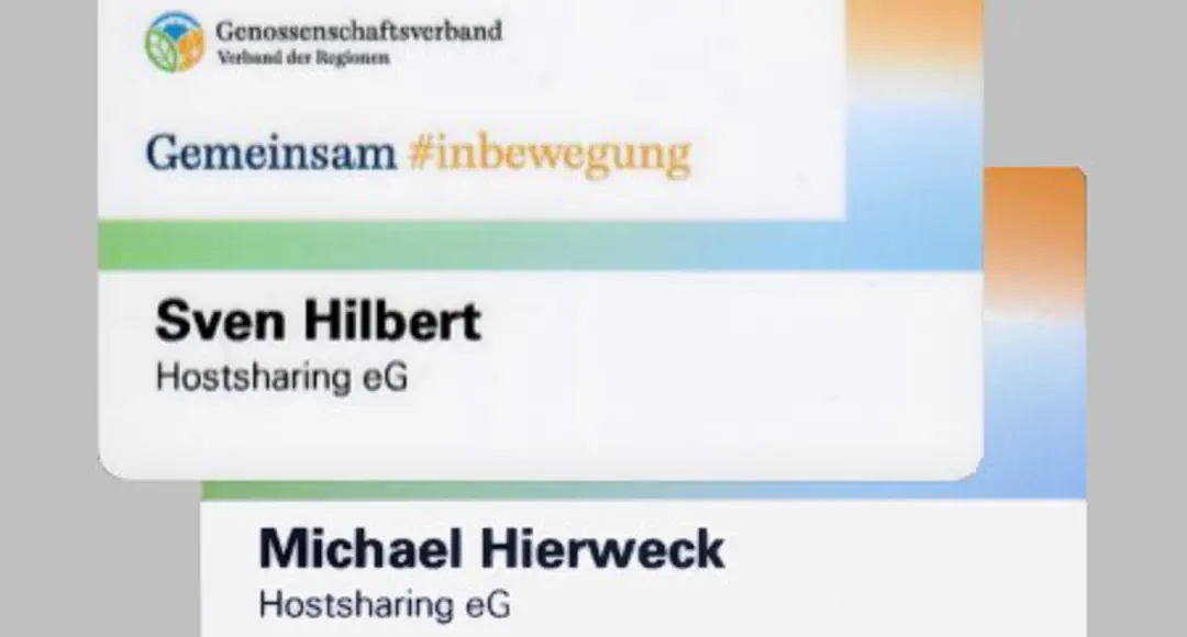 Namenskärtchen für Michael und Sven