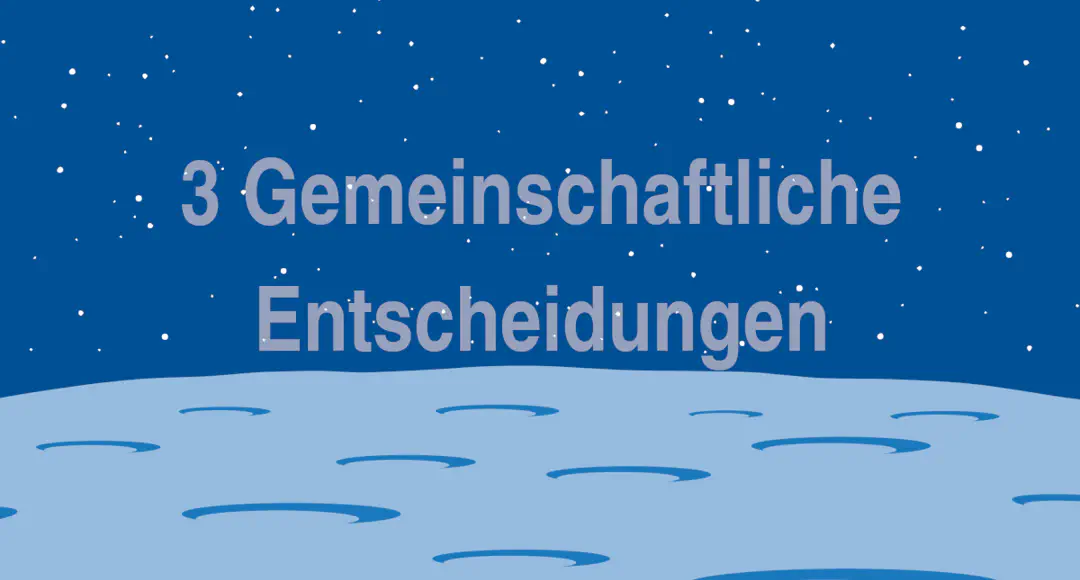 3. Prinzip Gemeinschaftliche Entscheidungen