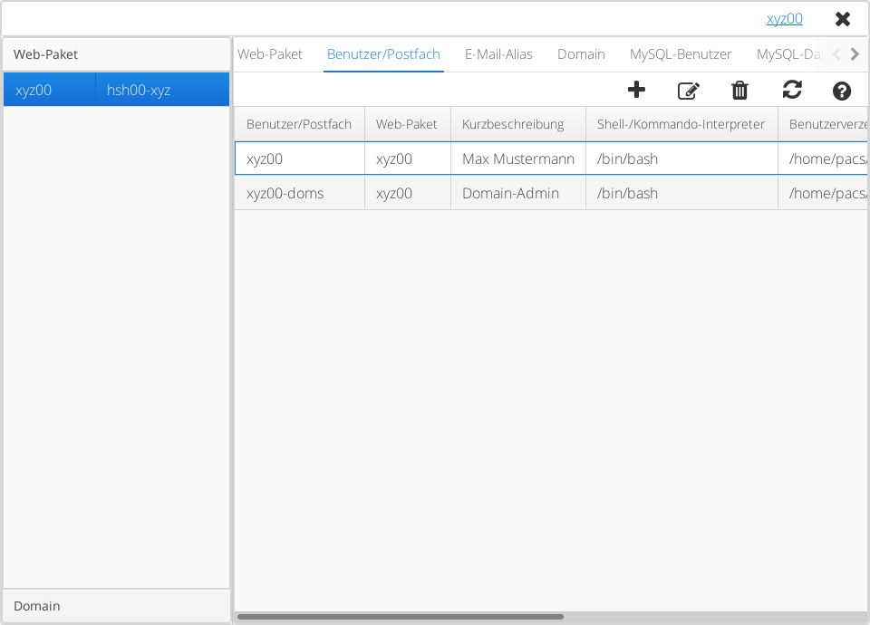 Der neue Domain-Admin ist angelegt.