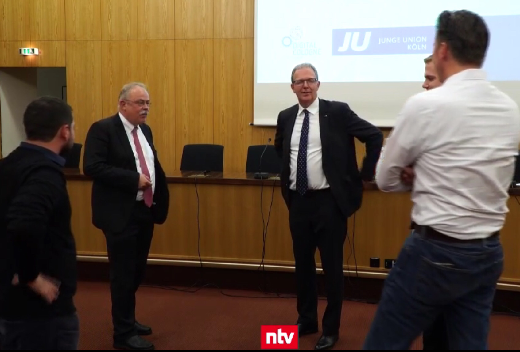 Axel Voss, Professor Dr. Klemens Skibicki und Dr. Martin Weigele