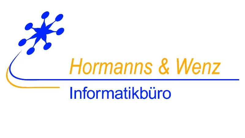 Stern und schwungvolle Linie Hormanns & Wenz Informatikbüro