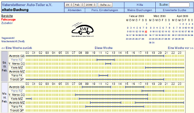 Screenshot eines Programms.